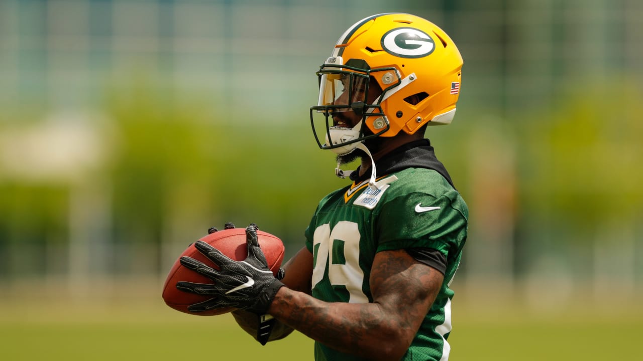 Packers safety Kentrell Brice carted off practice field Monday