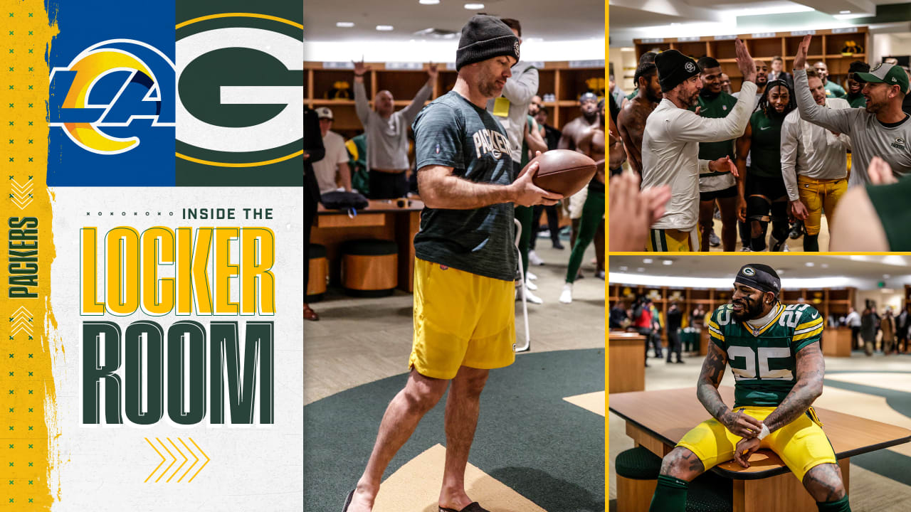 Locker Room Pass: Packers celebrate MNF victory over Rams