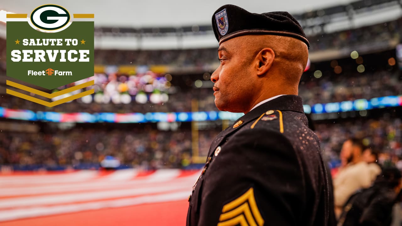 Salute to Service and Green Bay