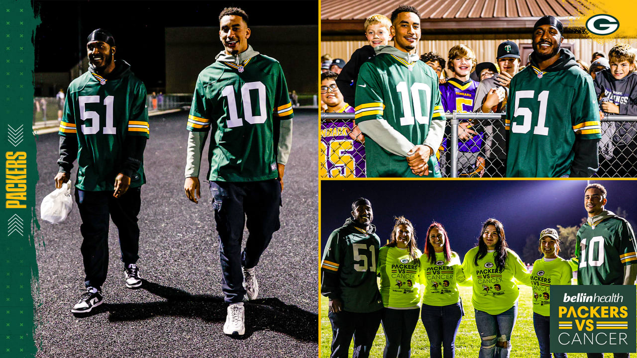 Photos Packers vs. Cancer initiative travels to Denmark High School
