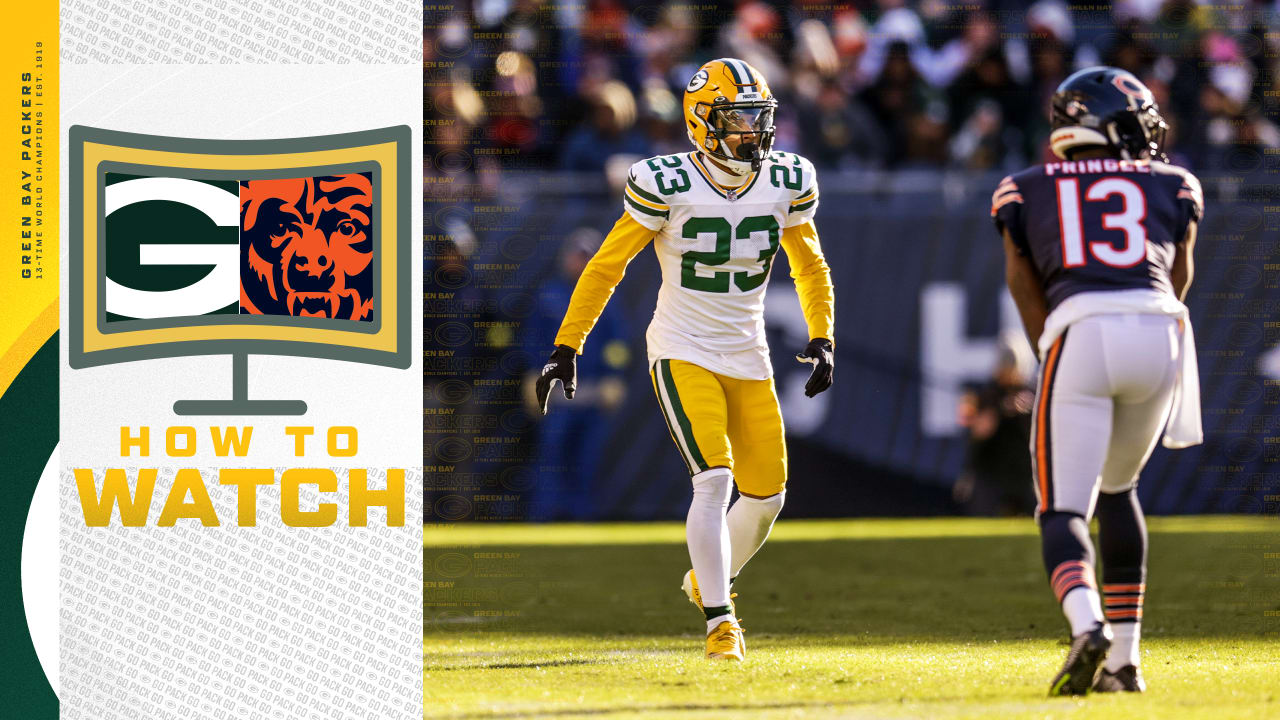 How to watch the Green Bay Packers at Chicago Bears this afternoon