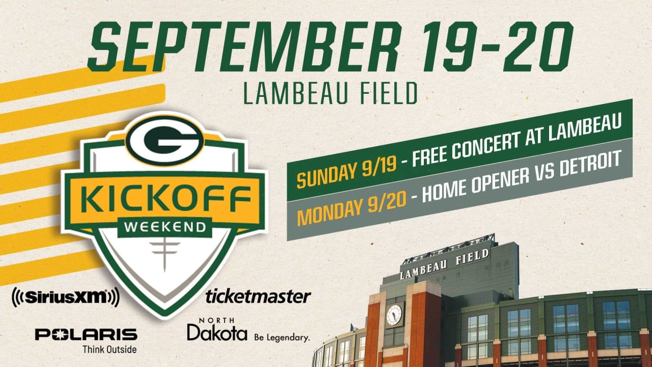 packers kickoff weekend 2022