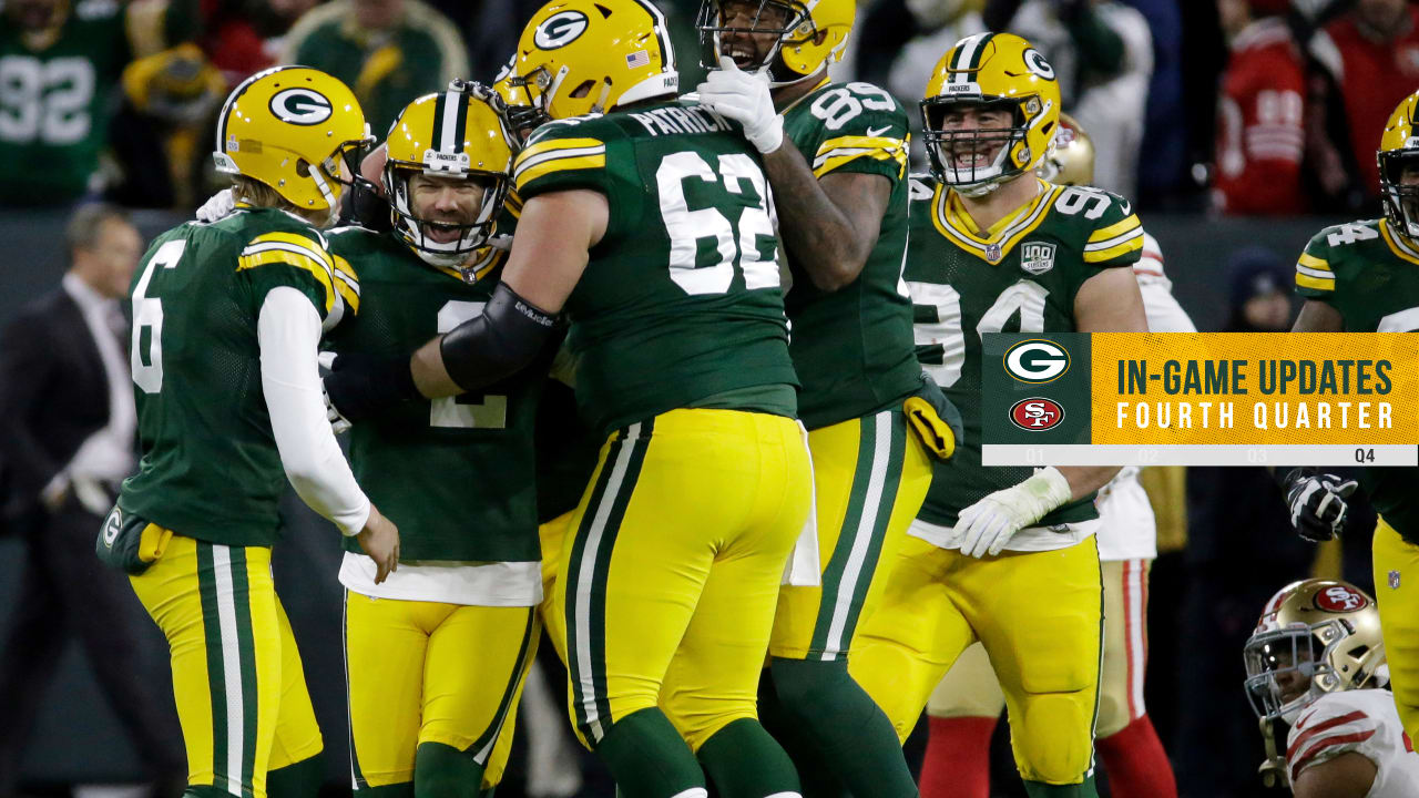 49ers vs. Packers final score, results: Aaron Rodgers, Mason Crosby walk it  off for Green Bay as time expires