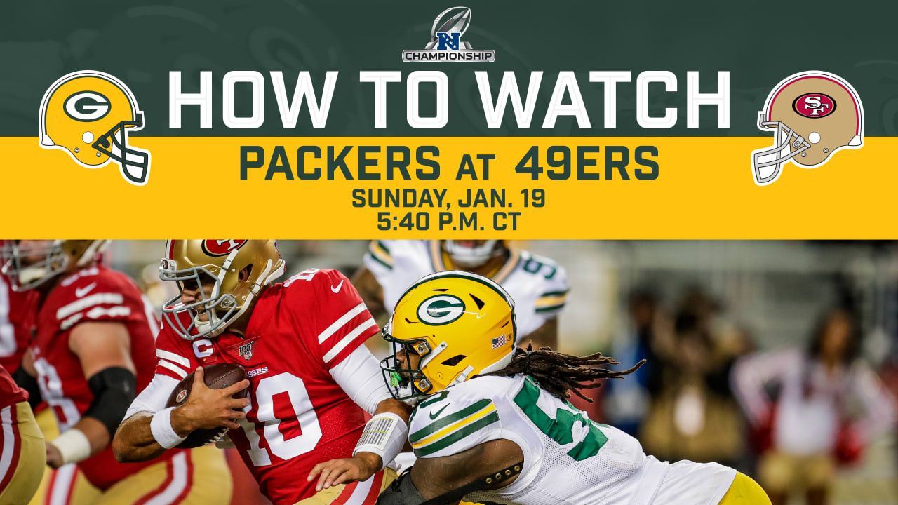 How to stream, watch Packers-49ers NFC Championship Game on TV