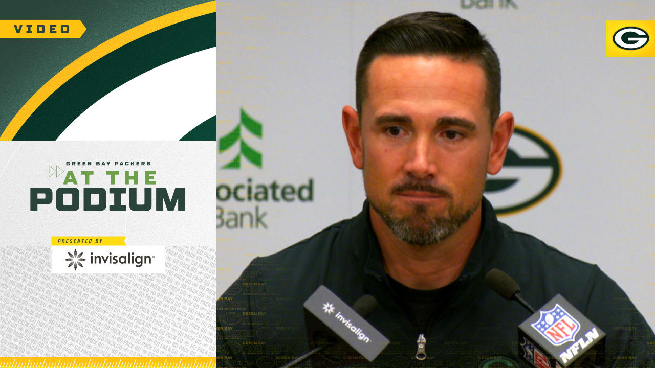 Matt LaFleur 'A lot of these games come down to a couple plays'