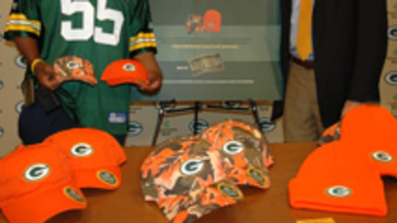 NFL, Accessories, New Green Bay Packers Hunter Orange Brown Camo Cap Hat  Nfl Hunting Down Hunger