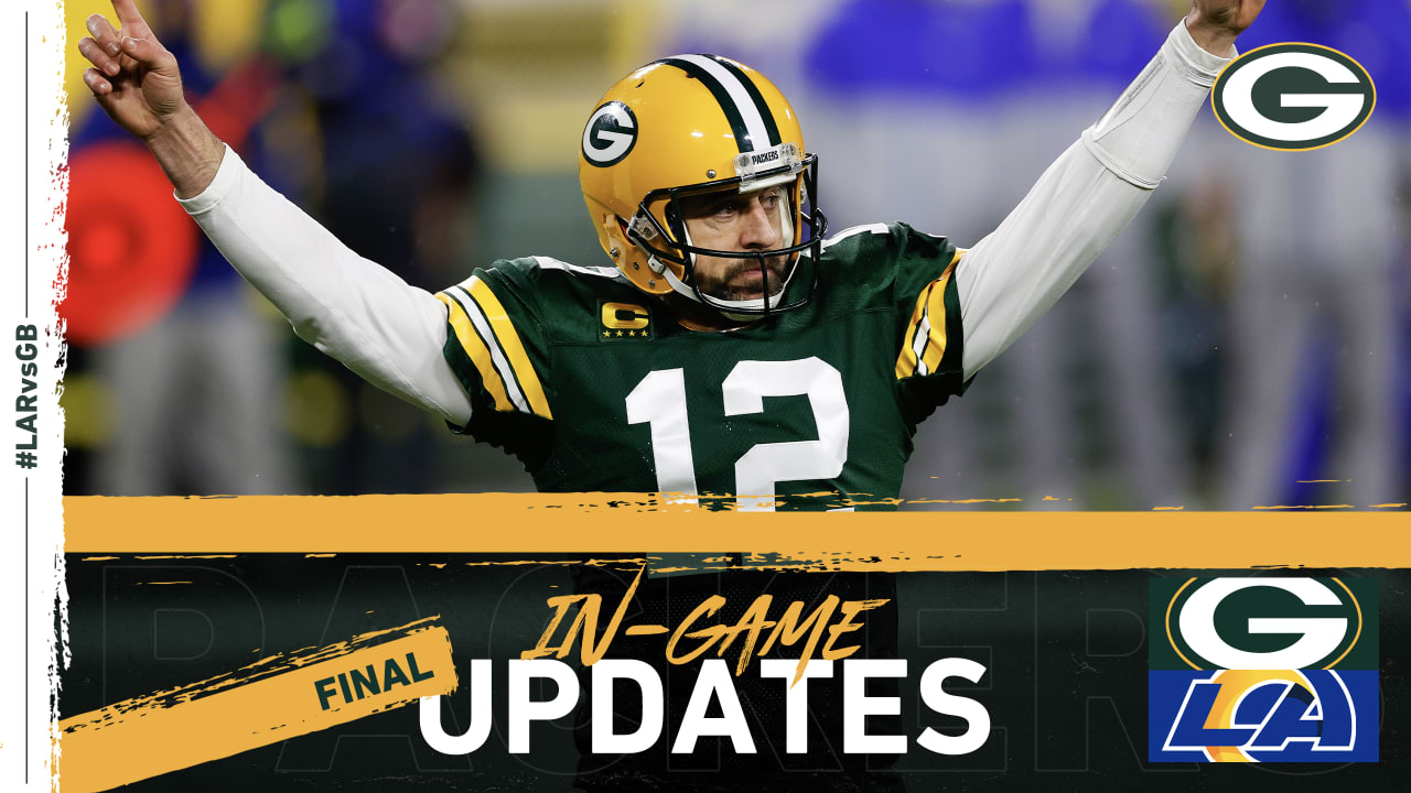 Green Bay Packers defeat Los Angeles Rams to remain in NFL play