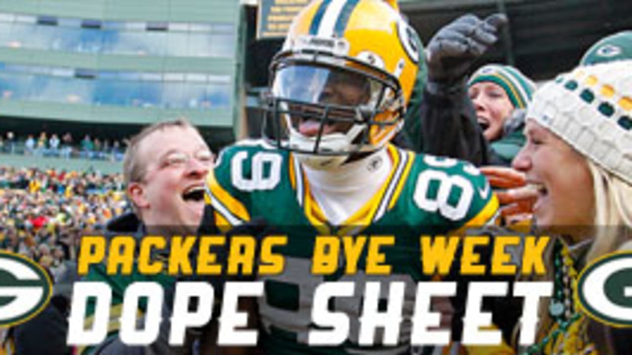 Dope Sheet: Packers head into Week 13 bye