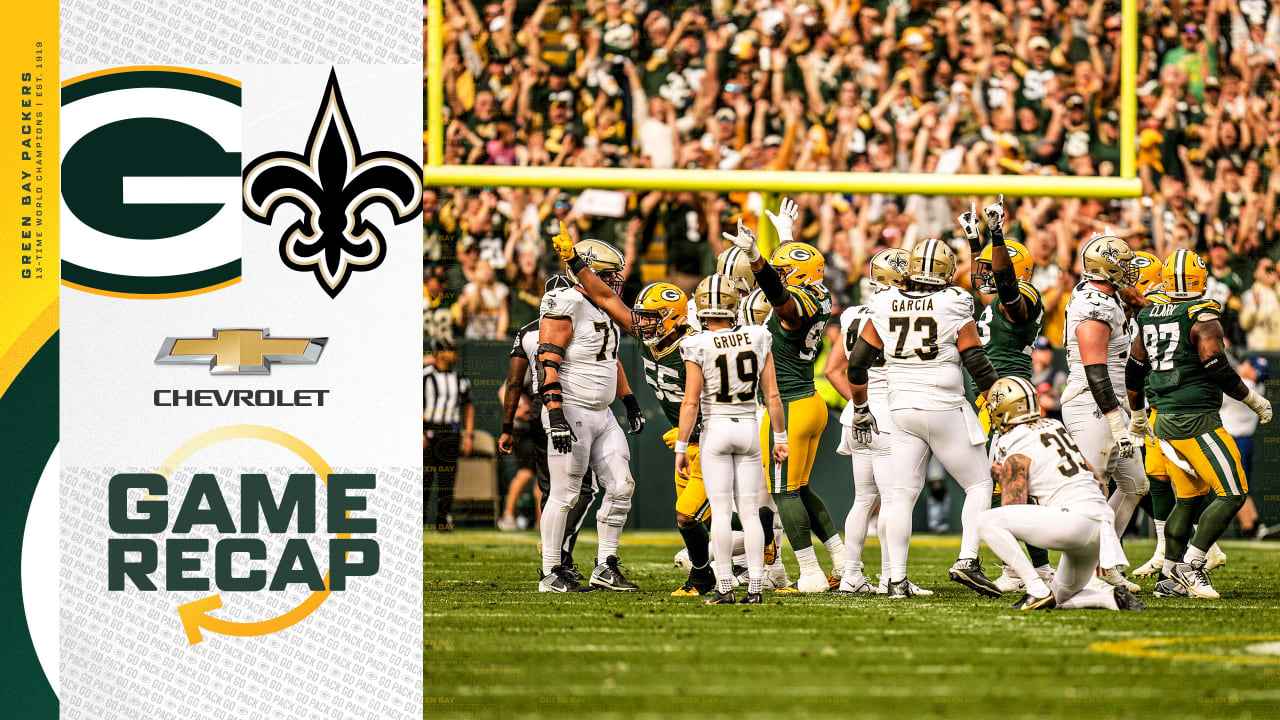 Game recap: 5 takeaways from Packers' comeback victory over Saints