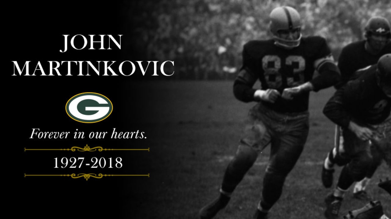 Packers Hall of Famer John Martinkovic dead at 91