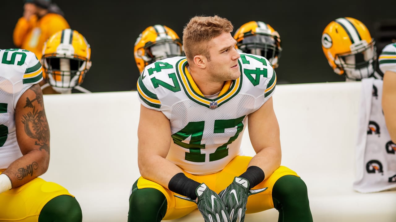 Green Bay, WI, USA. 10th Sep, 2017. Green Bay Packers inside linebacker  Jake Ryan #47 during the NFL Football game between the Seattle Seahawks and  the Green Bay Packers at Lambeau Field