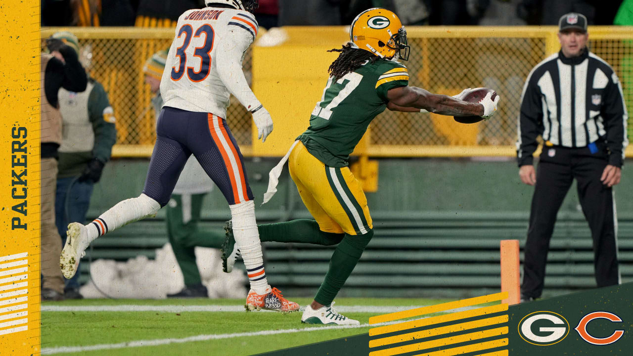 Is Davante Adams playing today vs. the Bears?