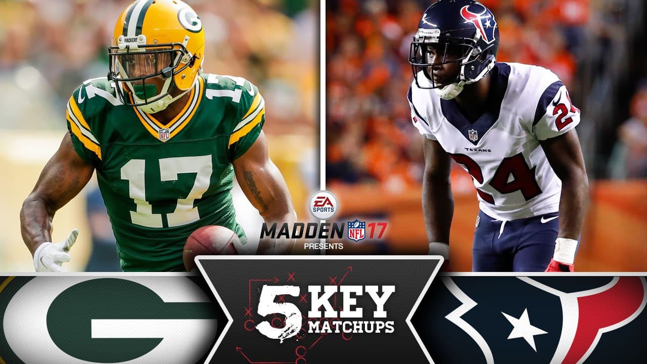 Packers vs Texans Five key matchups