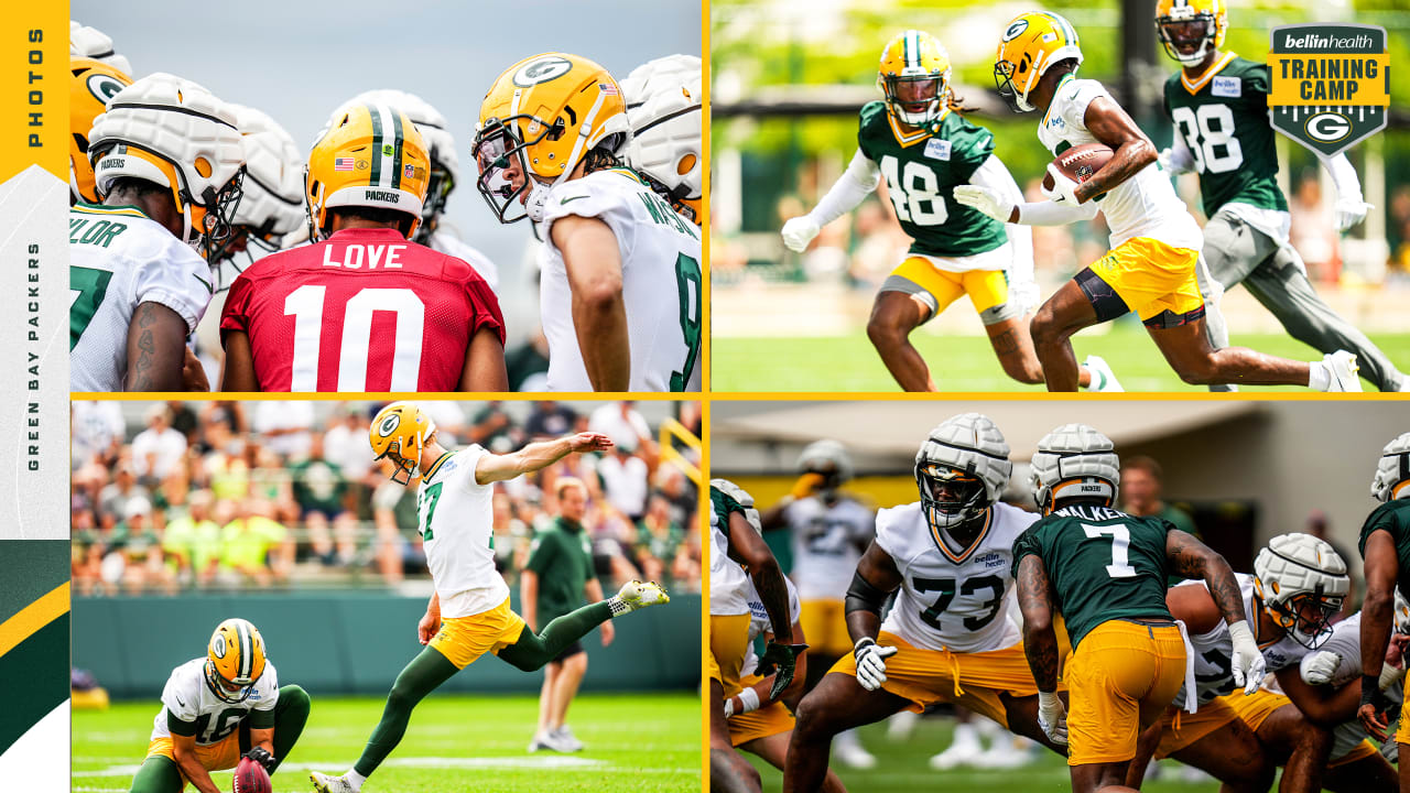 Packers Open '23 Training Camp Under Sunny Green Bay Sky | Practice Photos