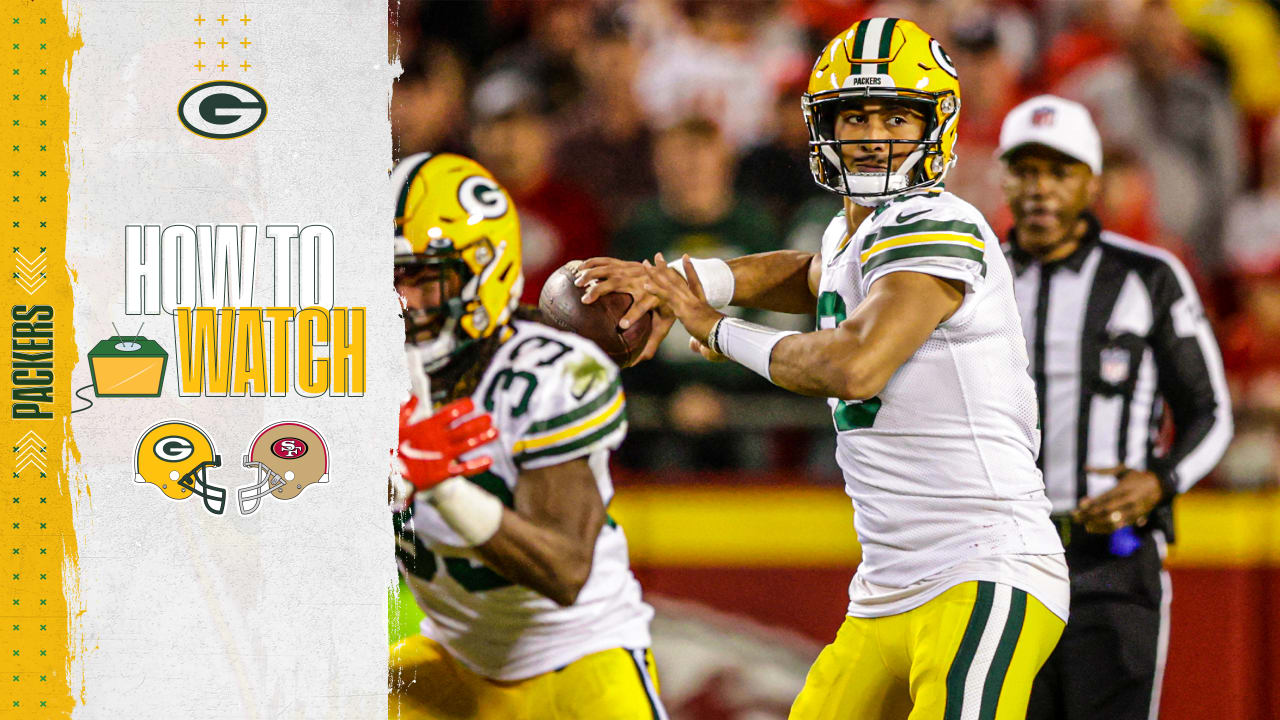 where to watch the 49ers packers game