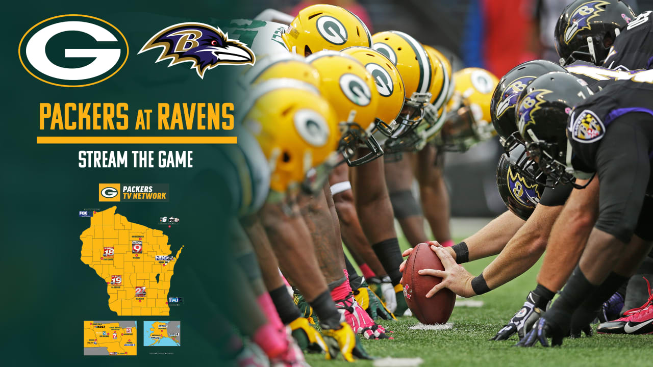 Live stream Packers vs. Ravens: Time, TV channel, how to watch, odds