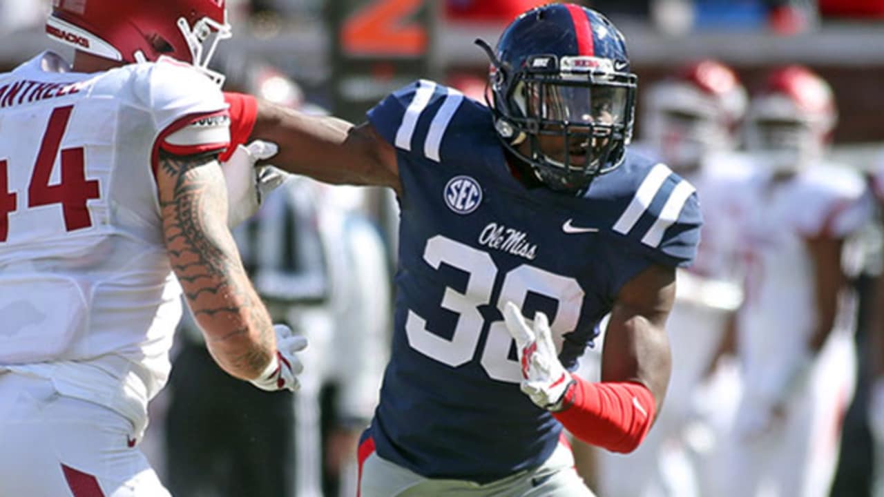 Panthers trade up for Ole Miss DE Marquis Haynes