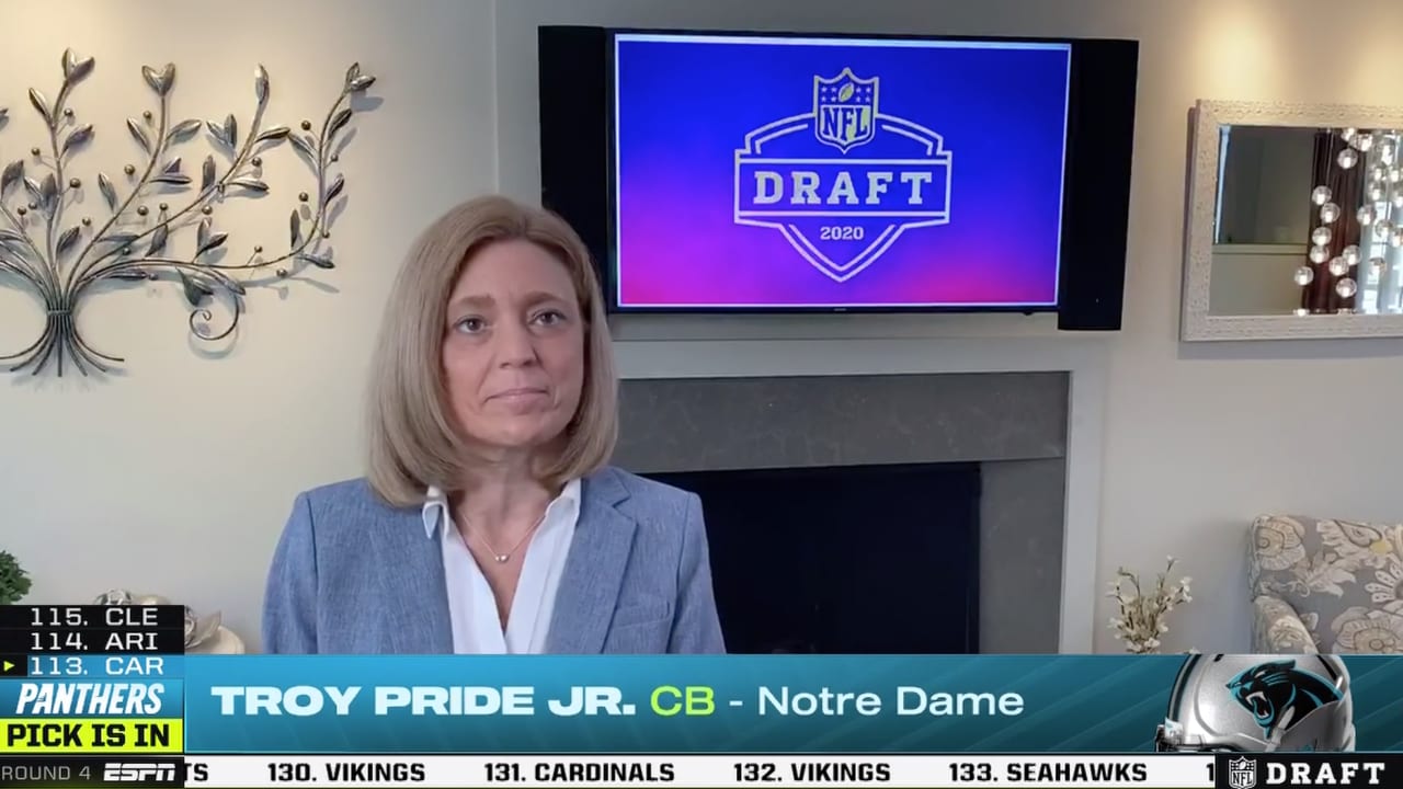 Watch Panthers select Troy Pride Jr. in fourth round of 2020 NFL Draft