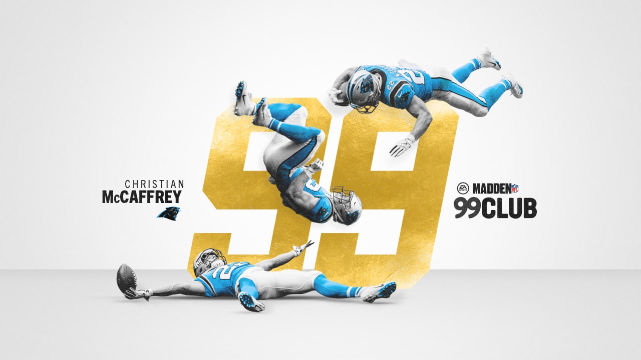 Christian McCaffrey selected to Madden 99 Club for a second-straight season