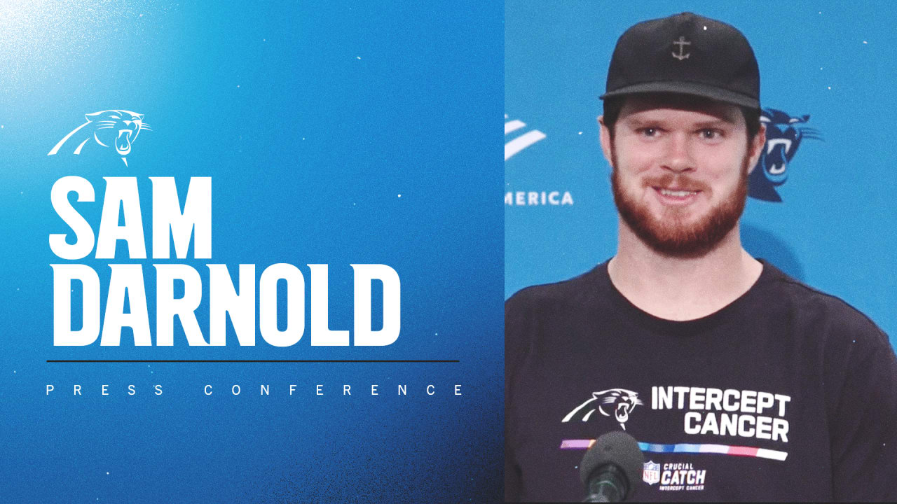 Sam Darnold speaks about Panthers run game