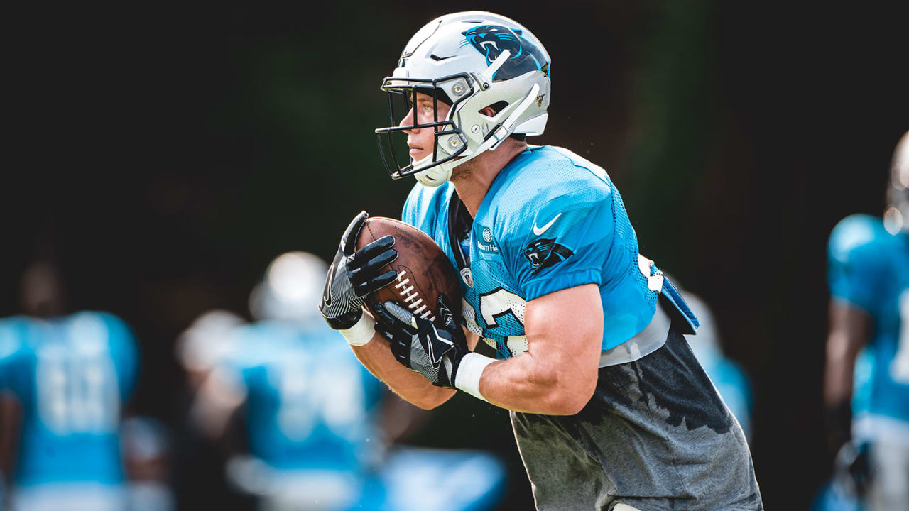 Carolina Panthers NFL helmets training camp