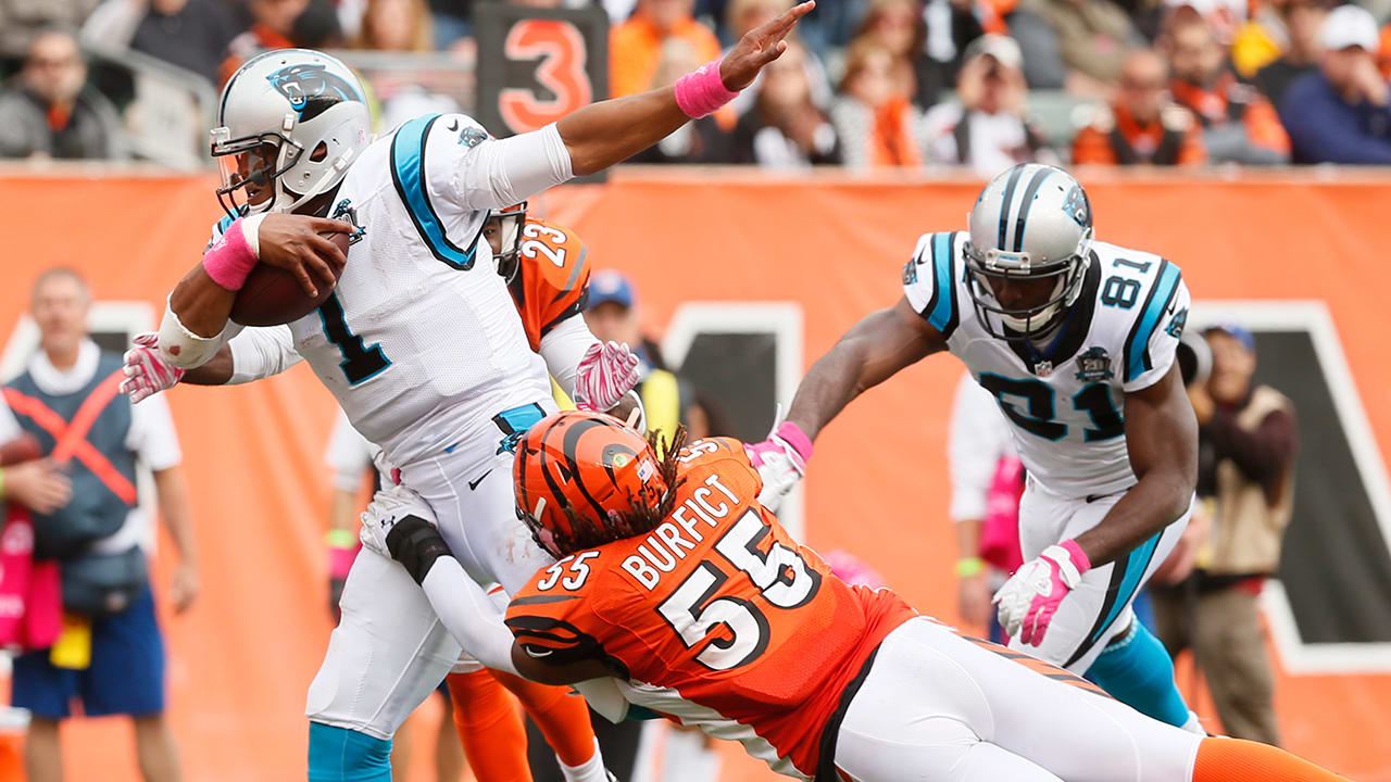 Panthers' last game vs. Bengals ended in team's only tie ever