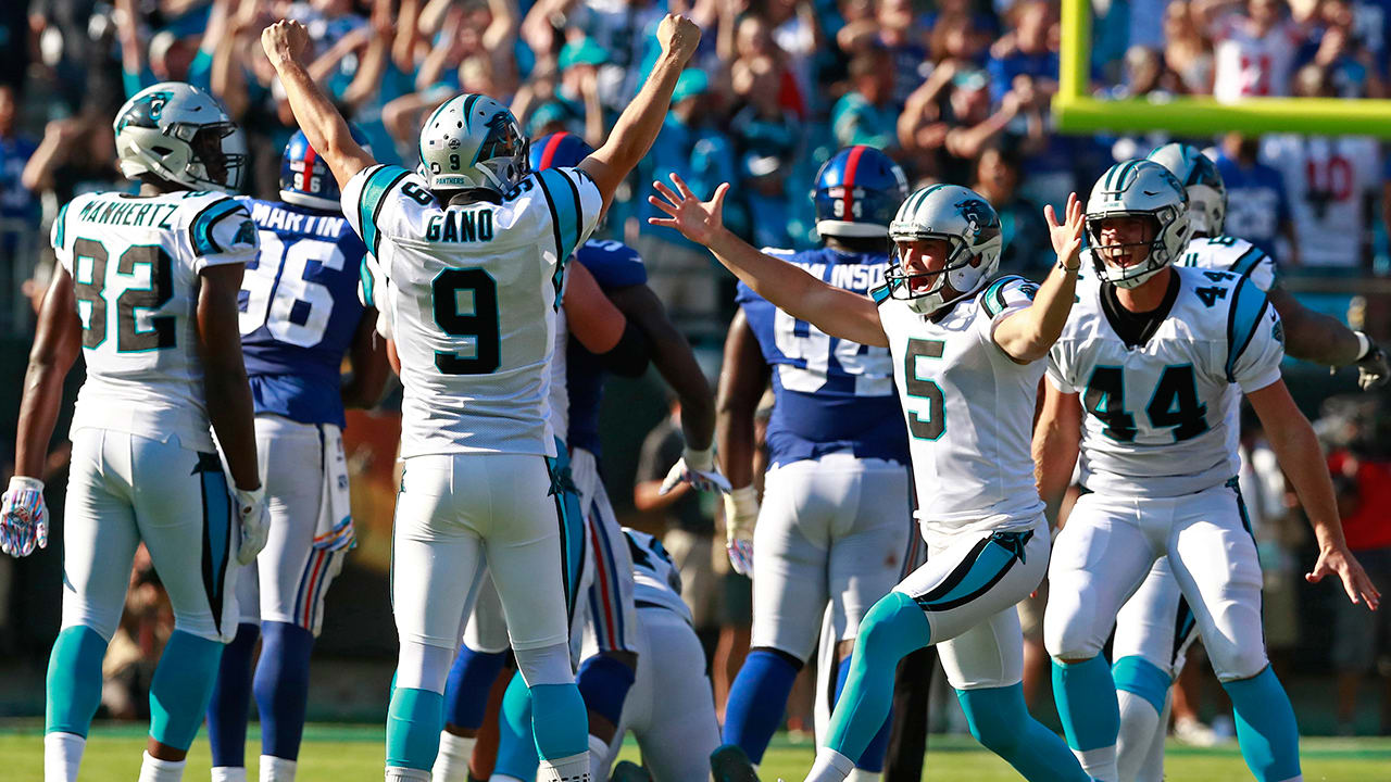 Giants K Graham Gano earns weekly honors at Panthers' expense (again)