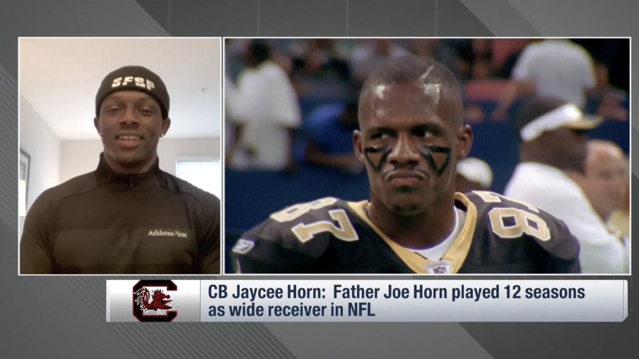 Jaycee Horn shares why his dad, Joe Horn, pushed him to play cornerback