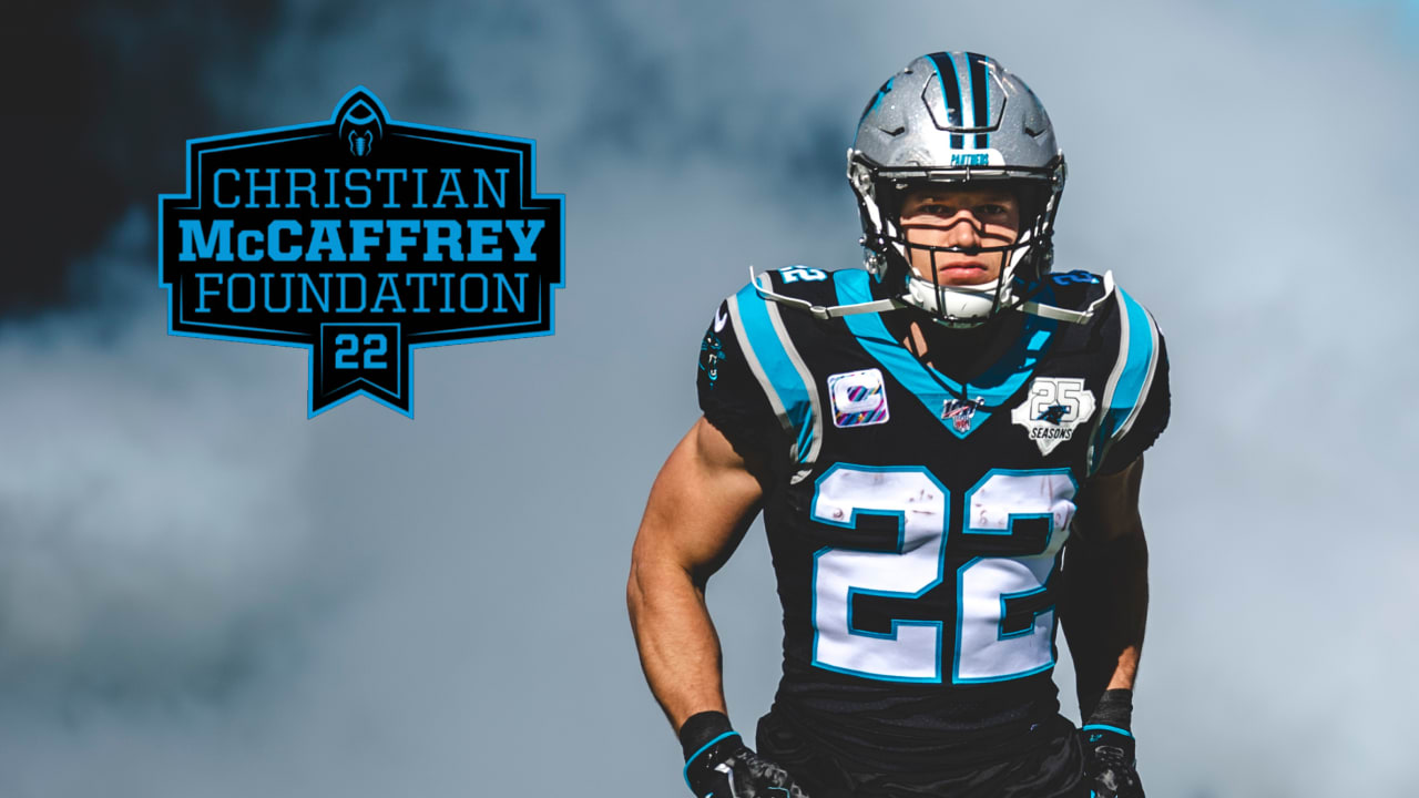 Christian McCaffrey 22 Carolina Panthers Women's Game Time Player