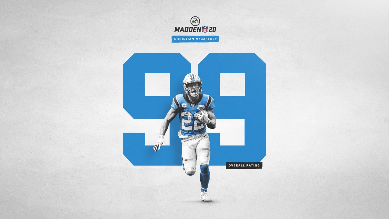 Christian McCaffrey is officially a member of Madden's 99 Club