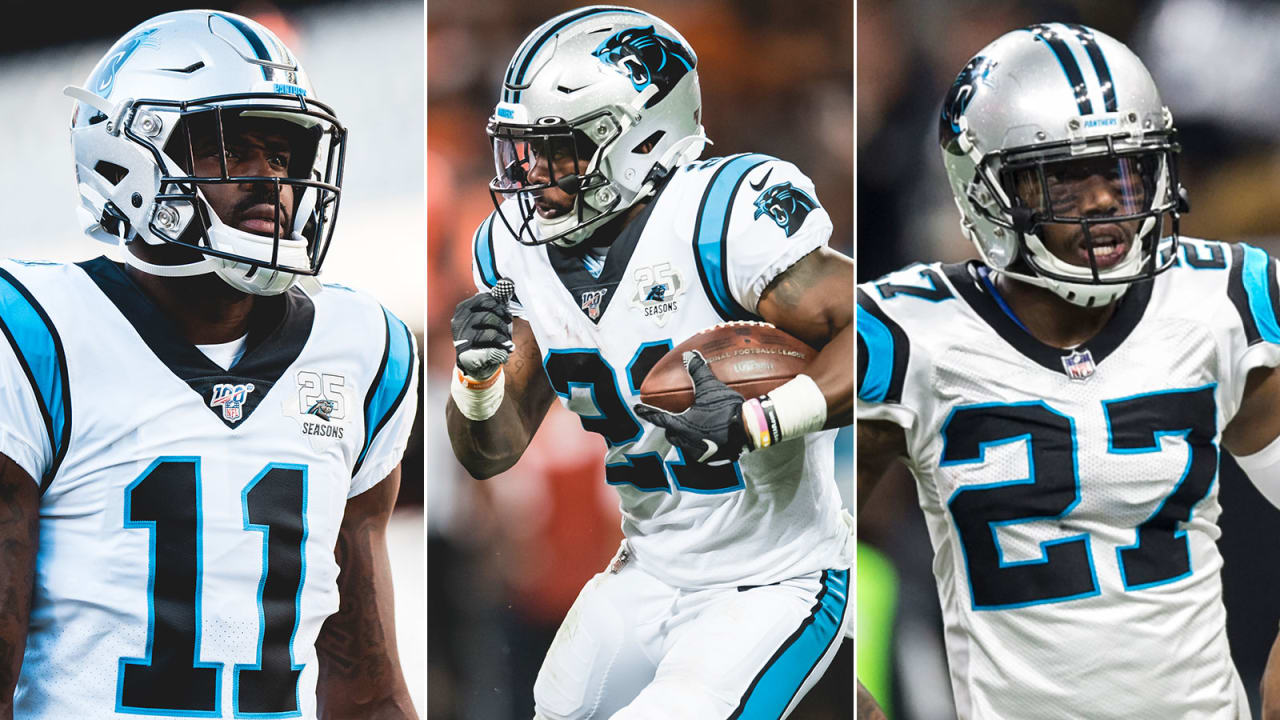 Ray-Ray McCloud of the Carolina Panthers runs a punt back against