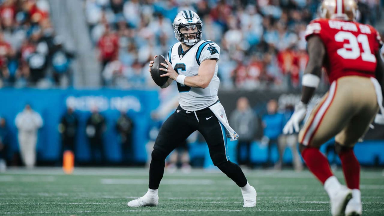 Panthers QB Mayfield to have MRI on injured left ankle