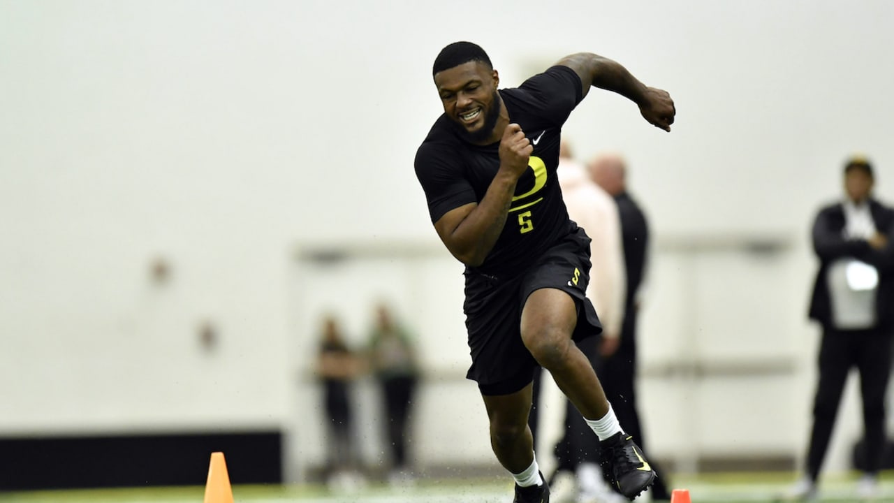Photos of Oregon pro day
