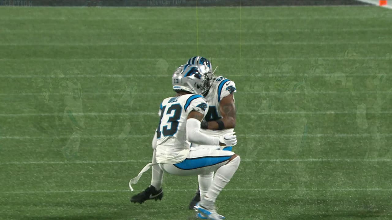 Must-See: Vonn Bell jumps Derek Carr's errant pass for Panthers' INT