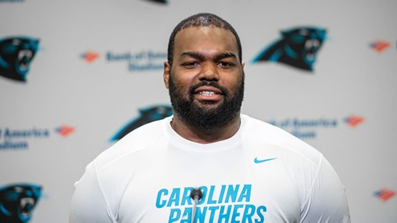 Michael Oher Now Panthers 2015  Michael oher, Carolina panthers, Nfl  carolina panthers