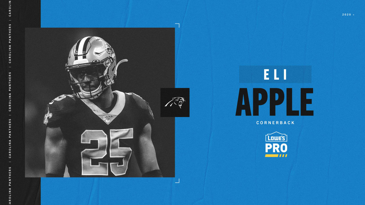 Panthers agree to terms with cornerback Eli Apple