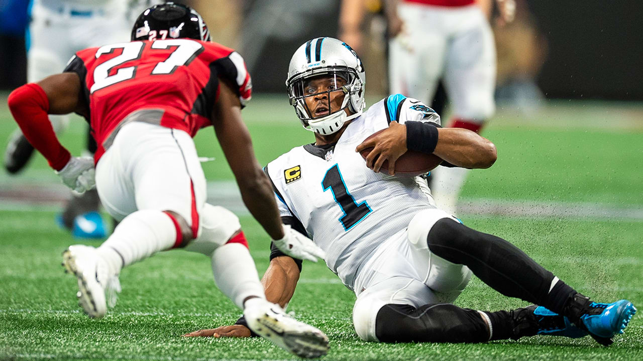 Cam Newton, Panthers react to cheap shot from Damontae Kazee