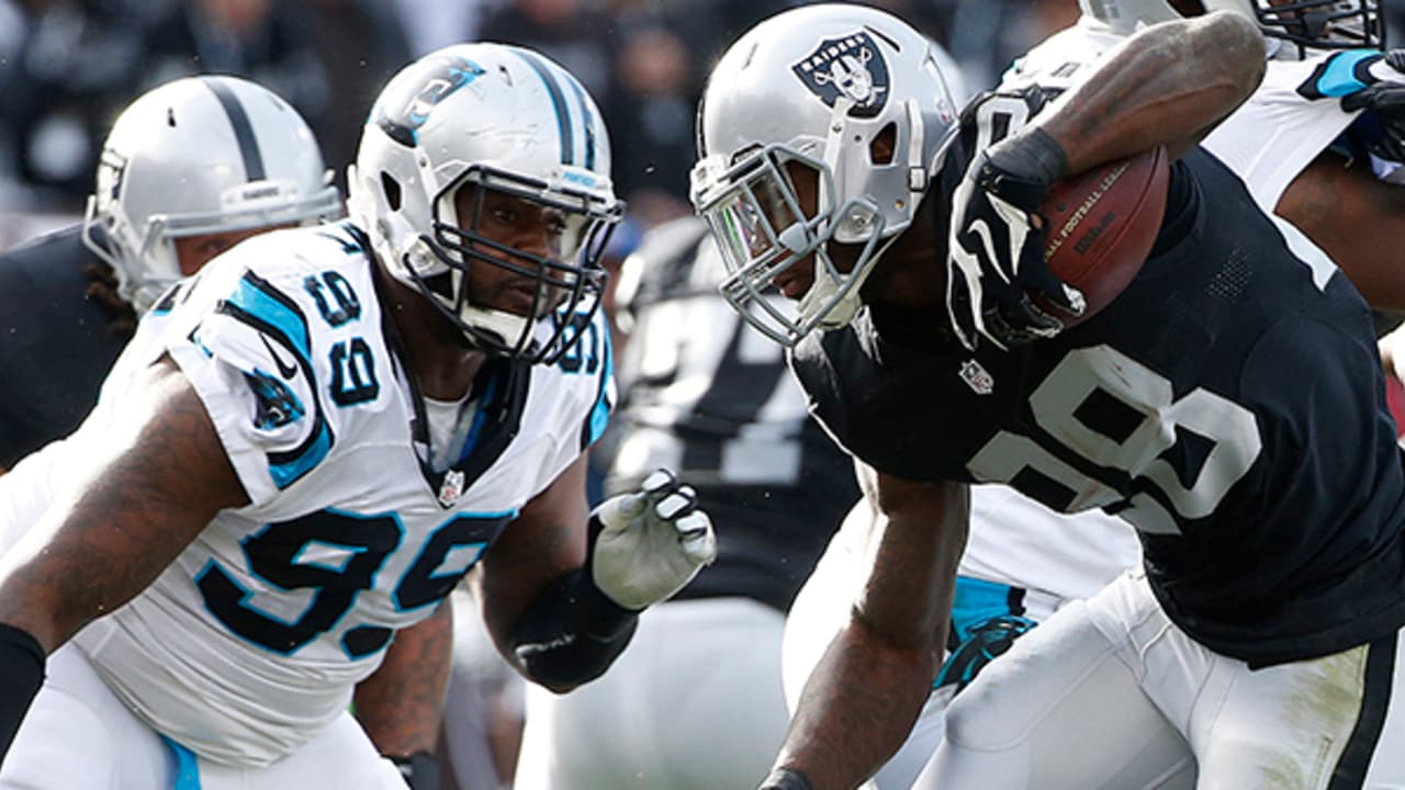 Cam Newton Hits Kelvin Benjamin for a 44-Yard TD!, Panthers vs. Raiders