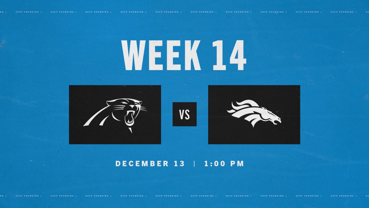 Denver Broncos at Carolina Panthers: TV broadcast map for Week 14