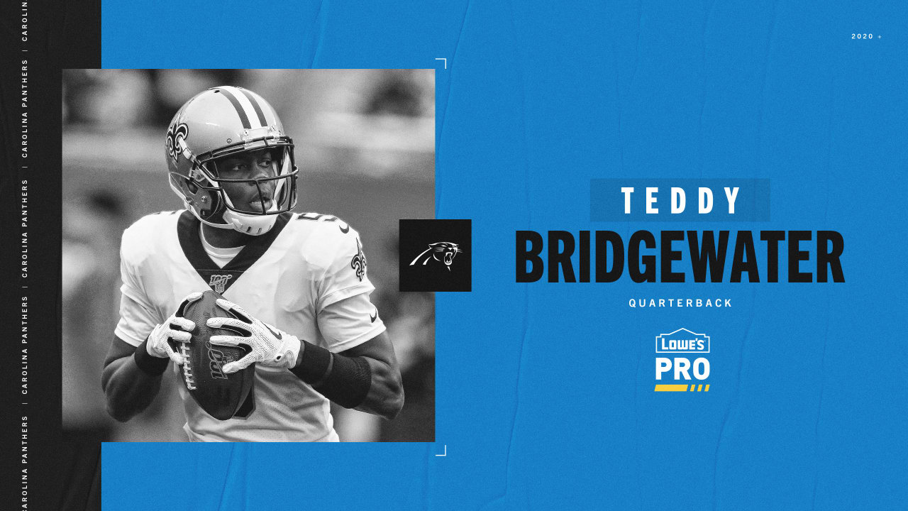 Panthers officially sign quarterback Teddy Bridgewater