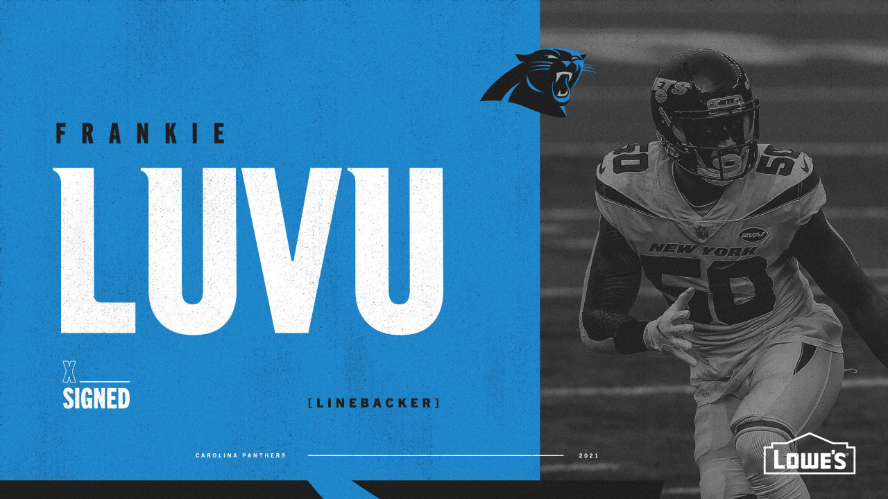 Panthers sign linebacker Frankie Luvu