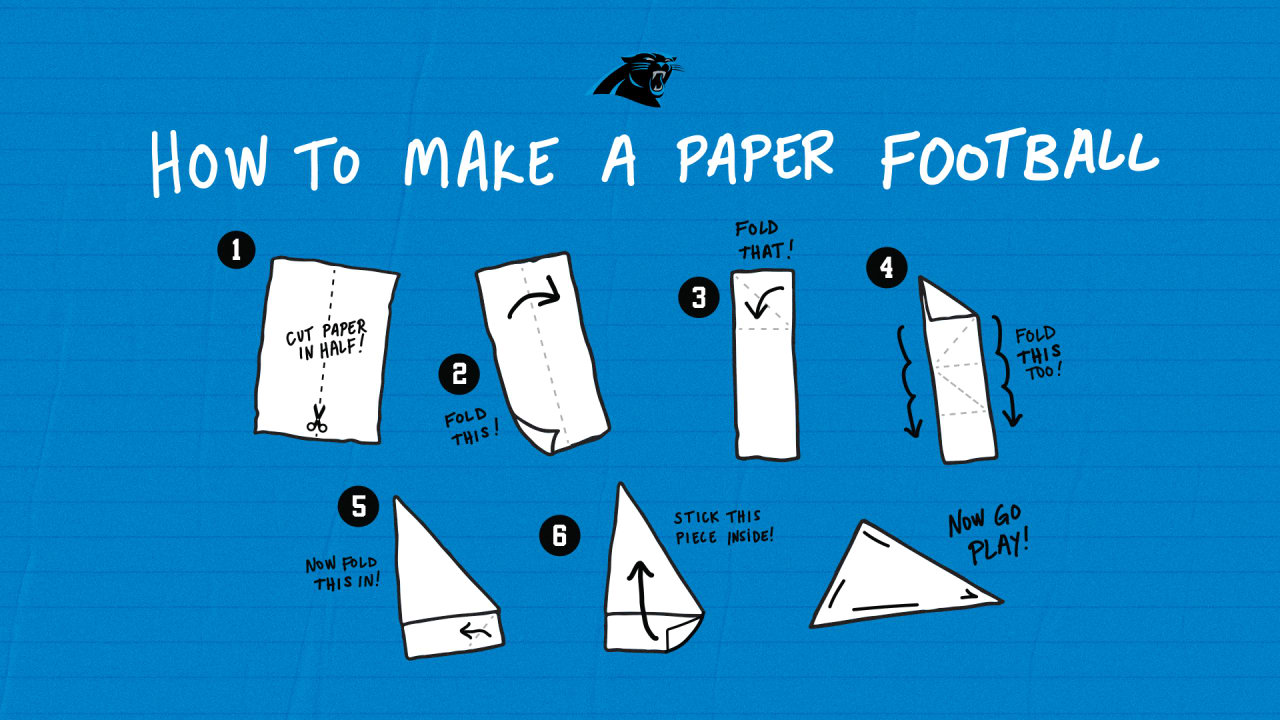 How To Make A Paper Football