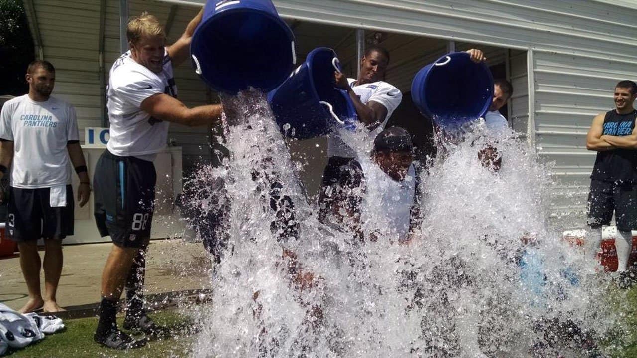 Panthers accept Ice Bucket Challenge