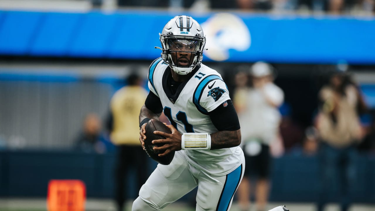 Panthers Head Coach Steve Wilks Tosses Robbie Anderson