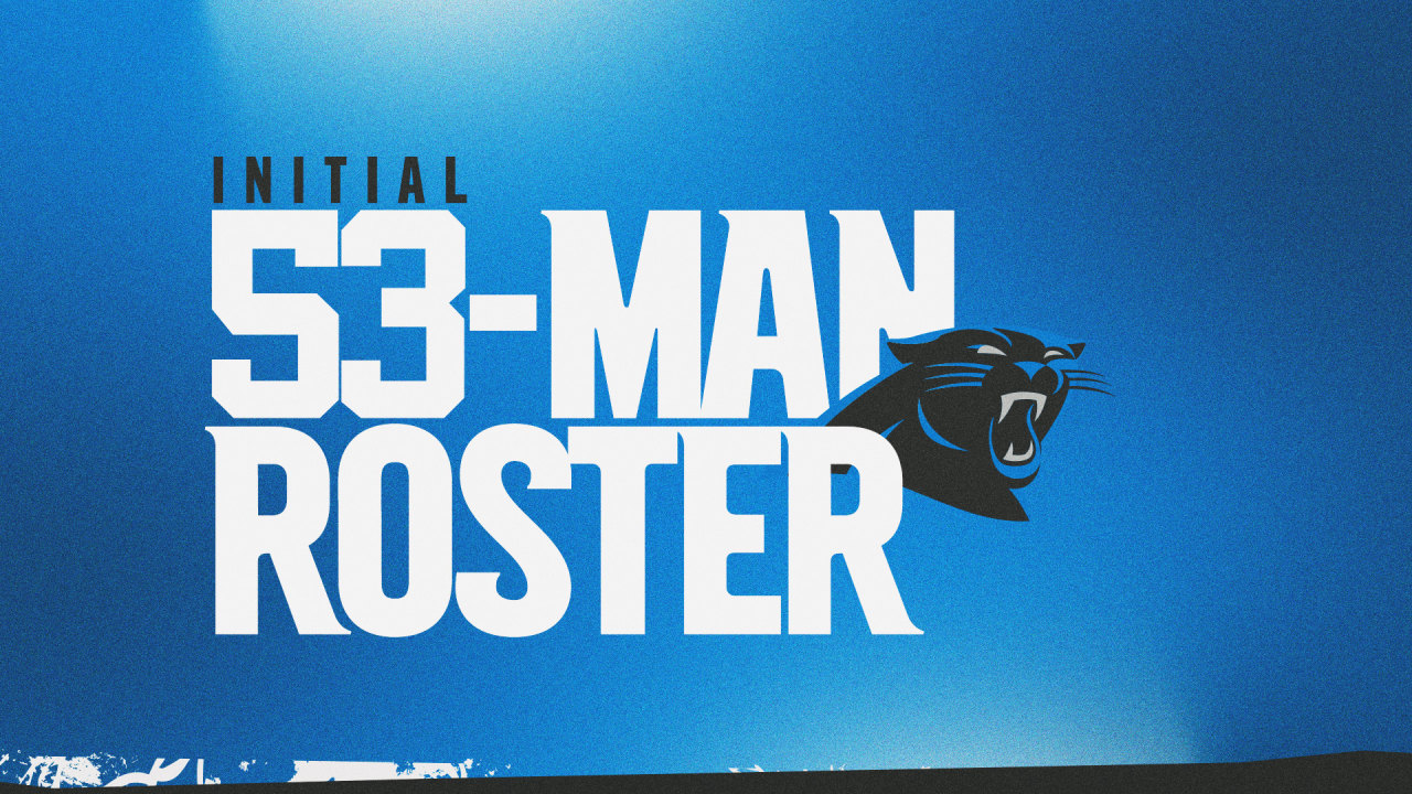 THE CAROLINA PANTHERS 53 MAN ROSTER 