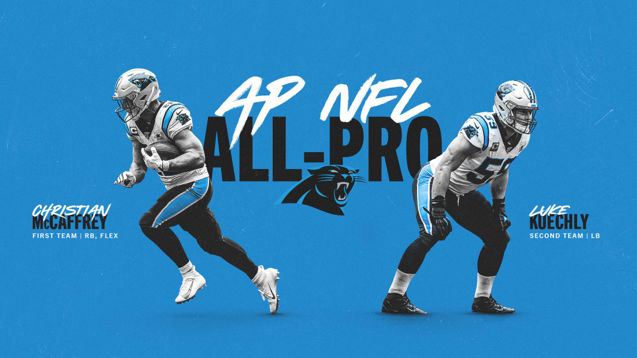 Christian McCaffrey and Luke Kuechly earned AP All-Pro honors for