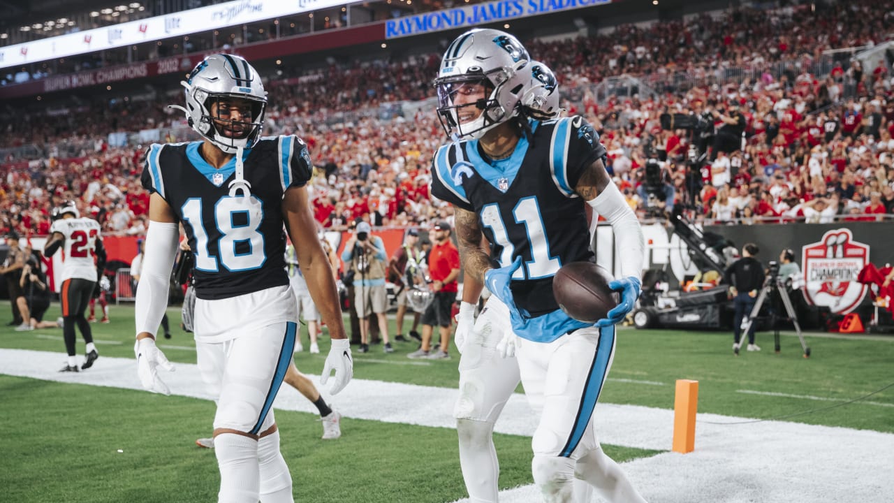 Panthers highlight: QB Sam Darnold finds Robby Anderson for first TD