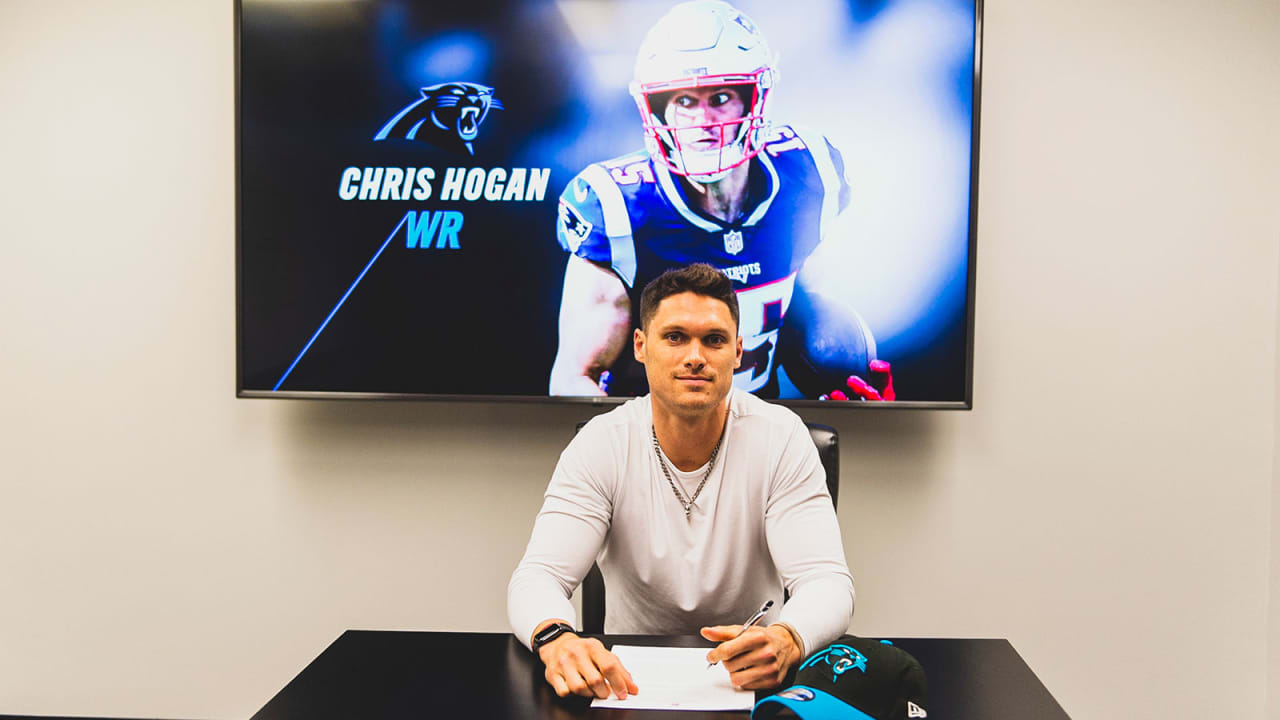 chris hogan panthers jersey