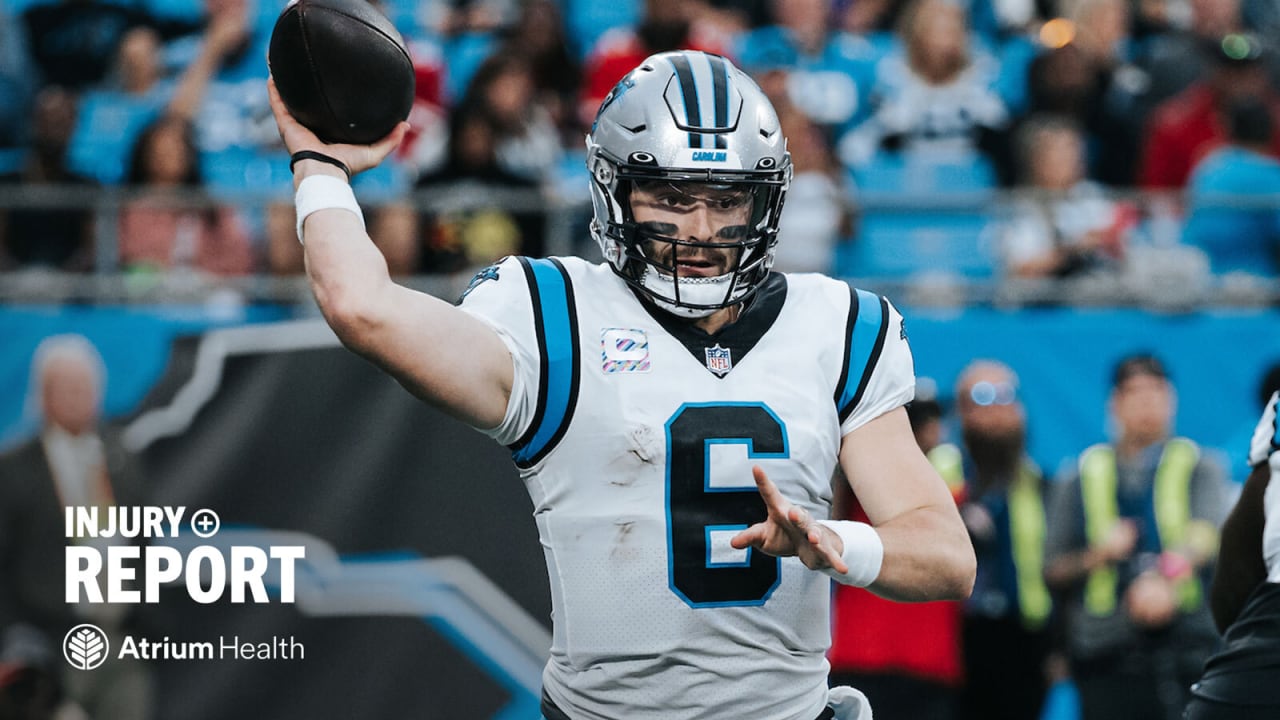 Carolina Panthers QB Baker Mayfield injured in loss to 49ers