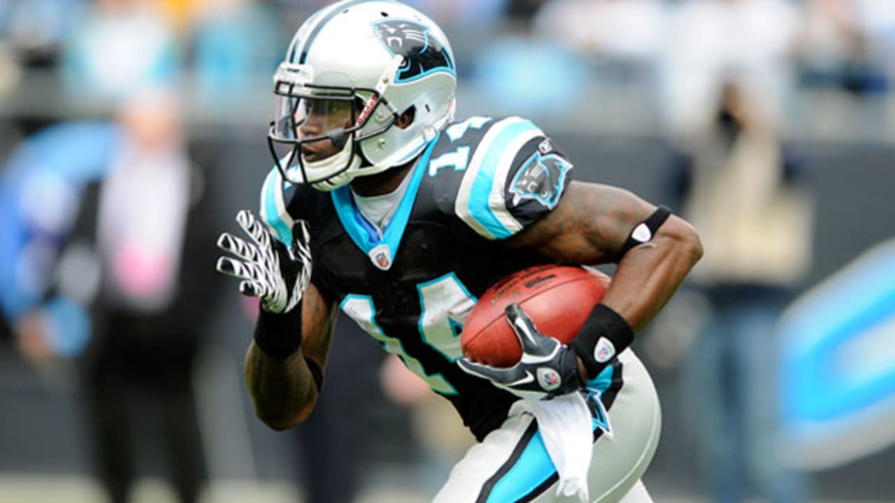 Carolina Panthers running back Jonathan Stewart, left, and full back Mike  Tolbert, right, watch as running back Brand…